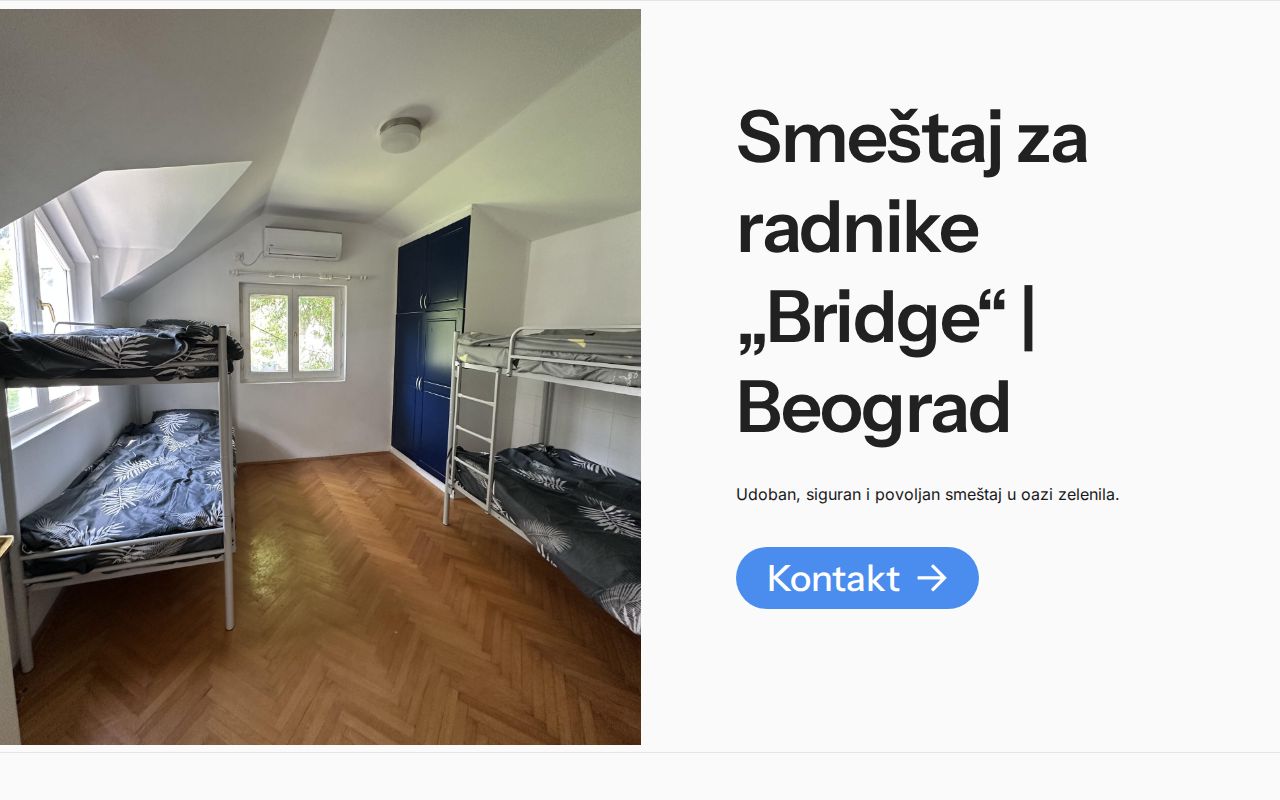Smeštaj za radnike / Worker Accommodation "Bridge" logo